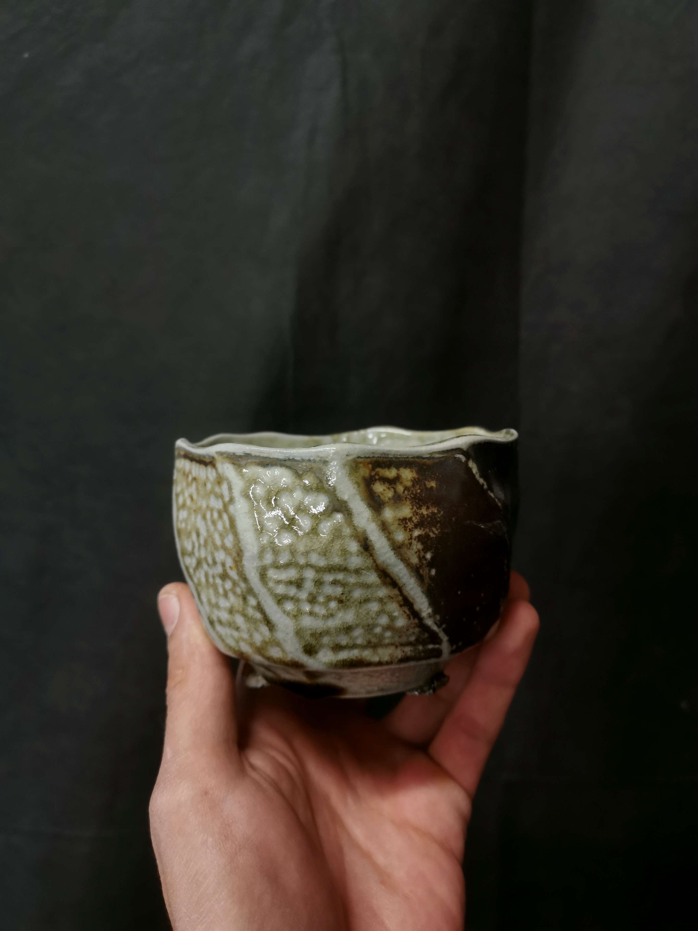 Salt-glazed bowl