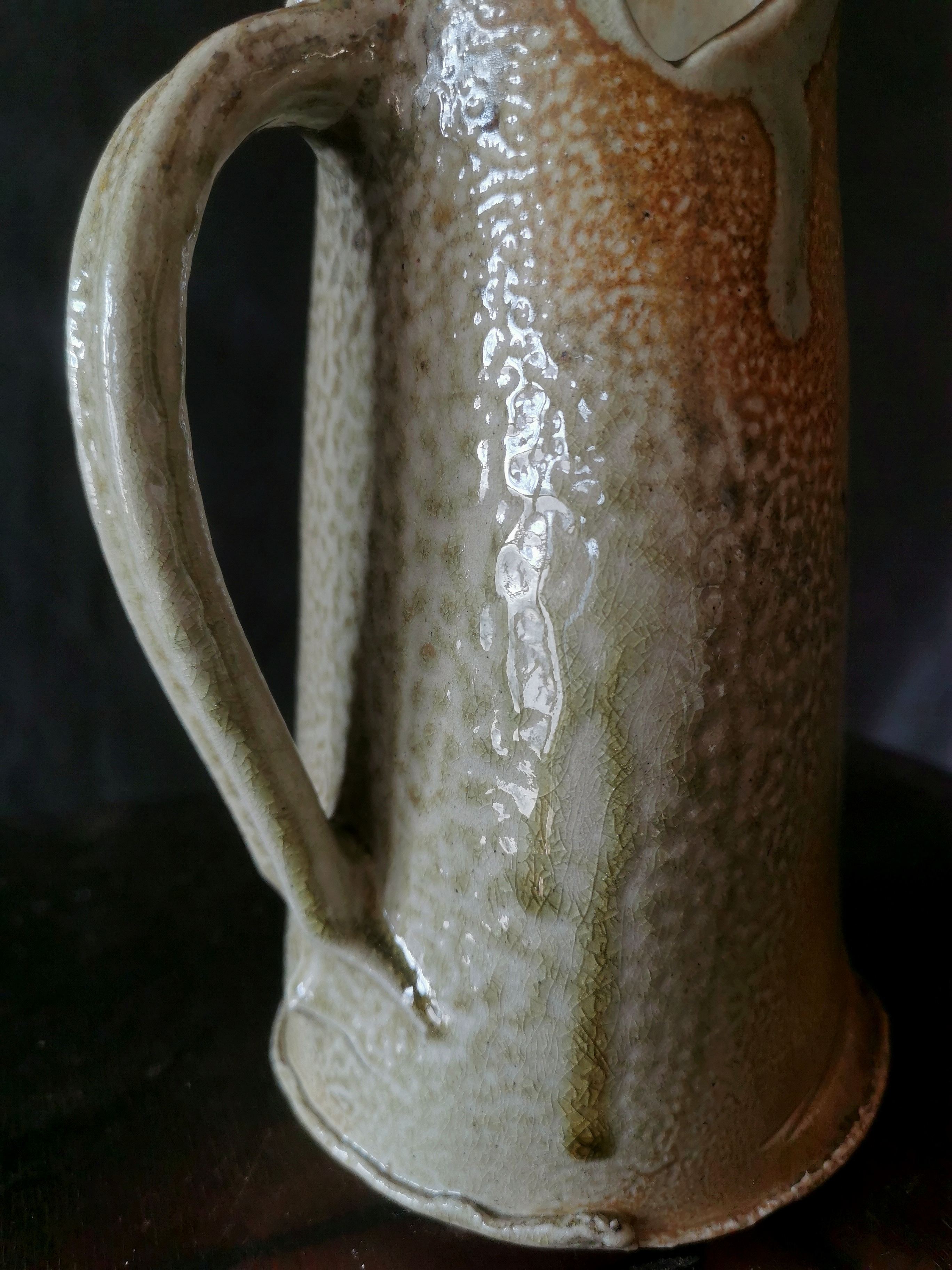 Salt-glazed pitcher - view 4