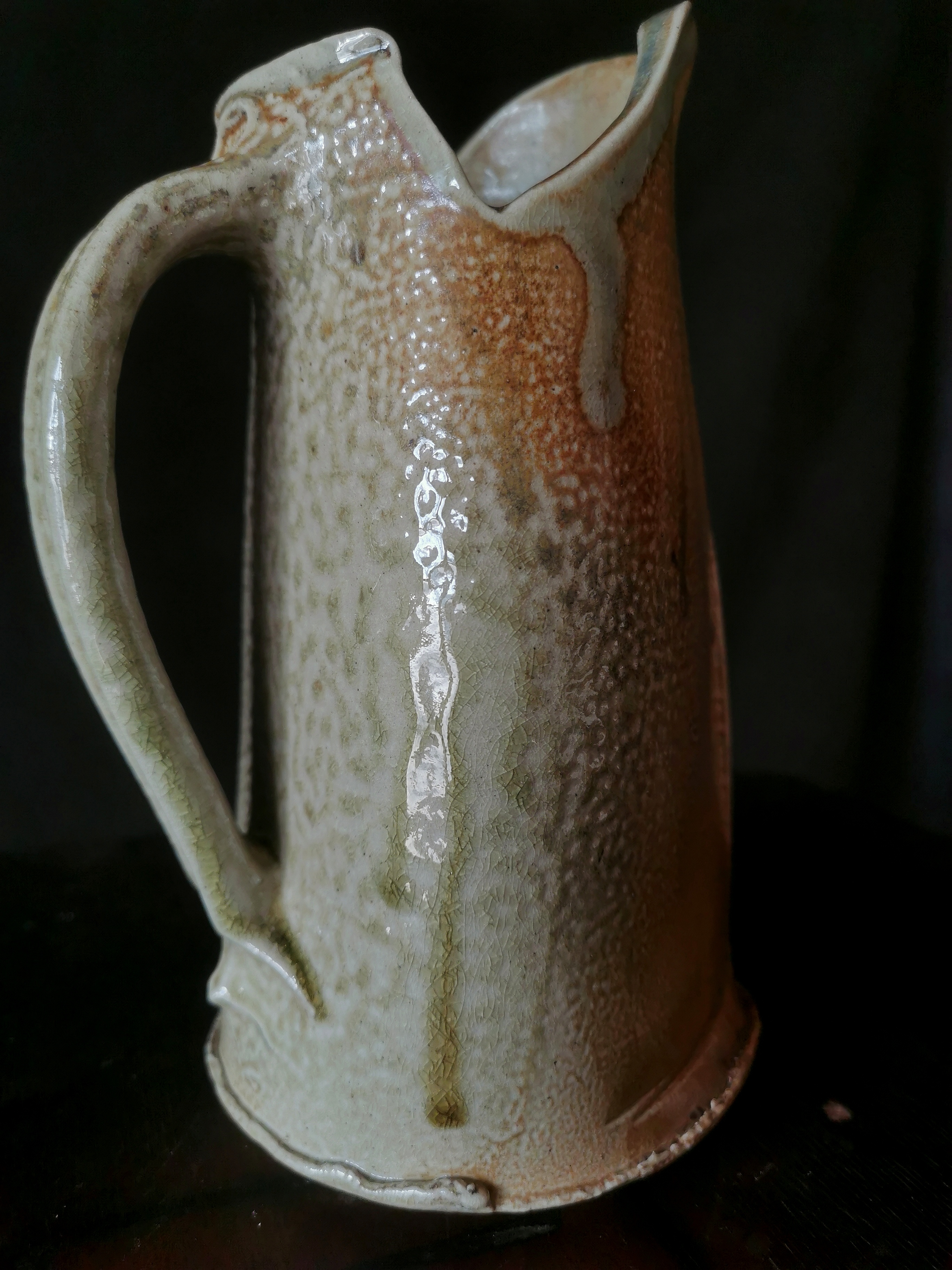 Salt-glazed pitcher - view 3