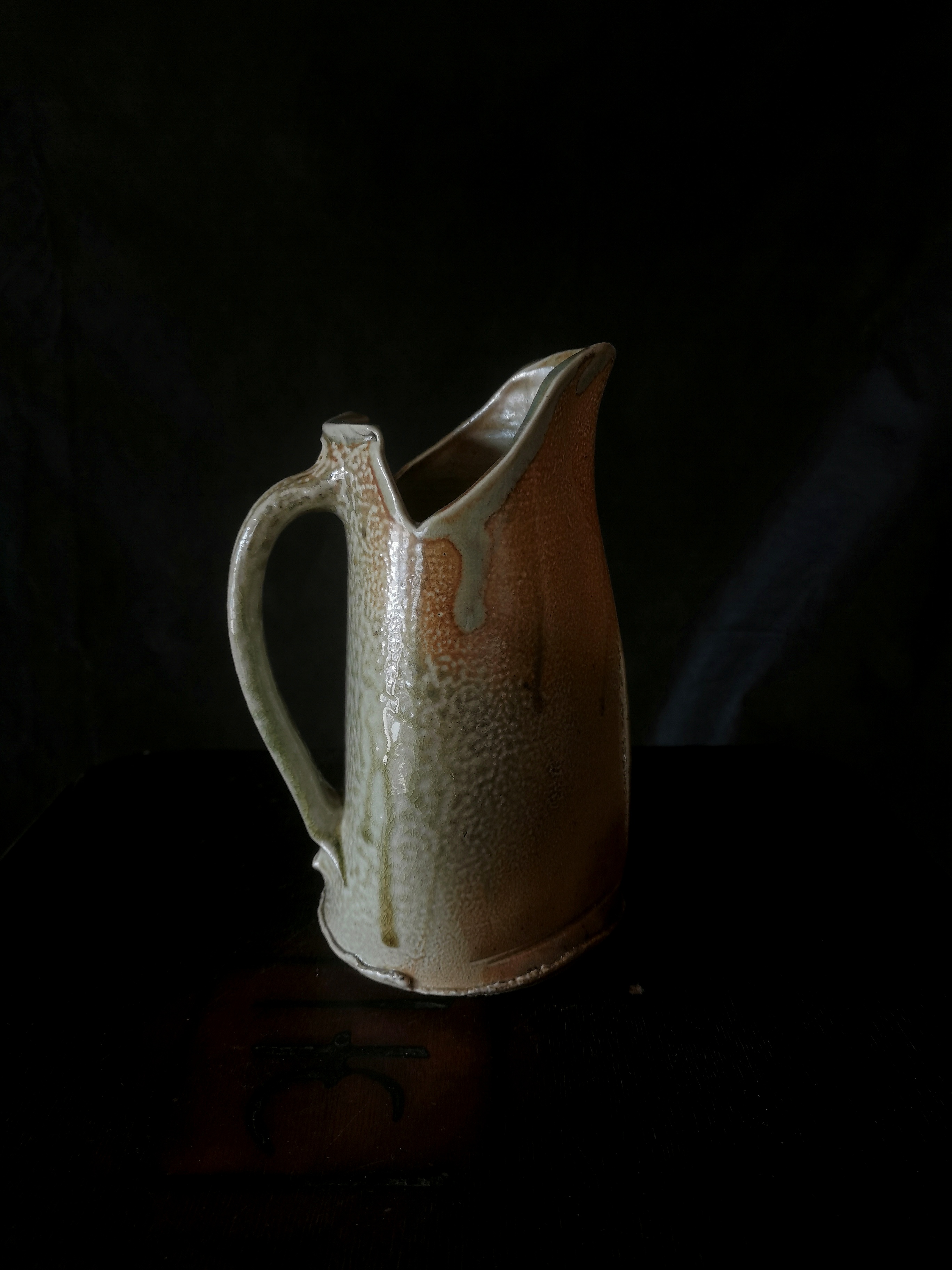 Salt-glazed pitcher