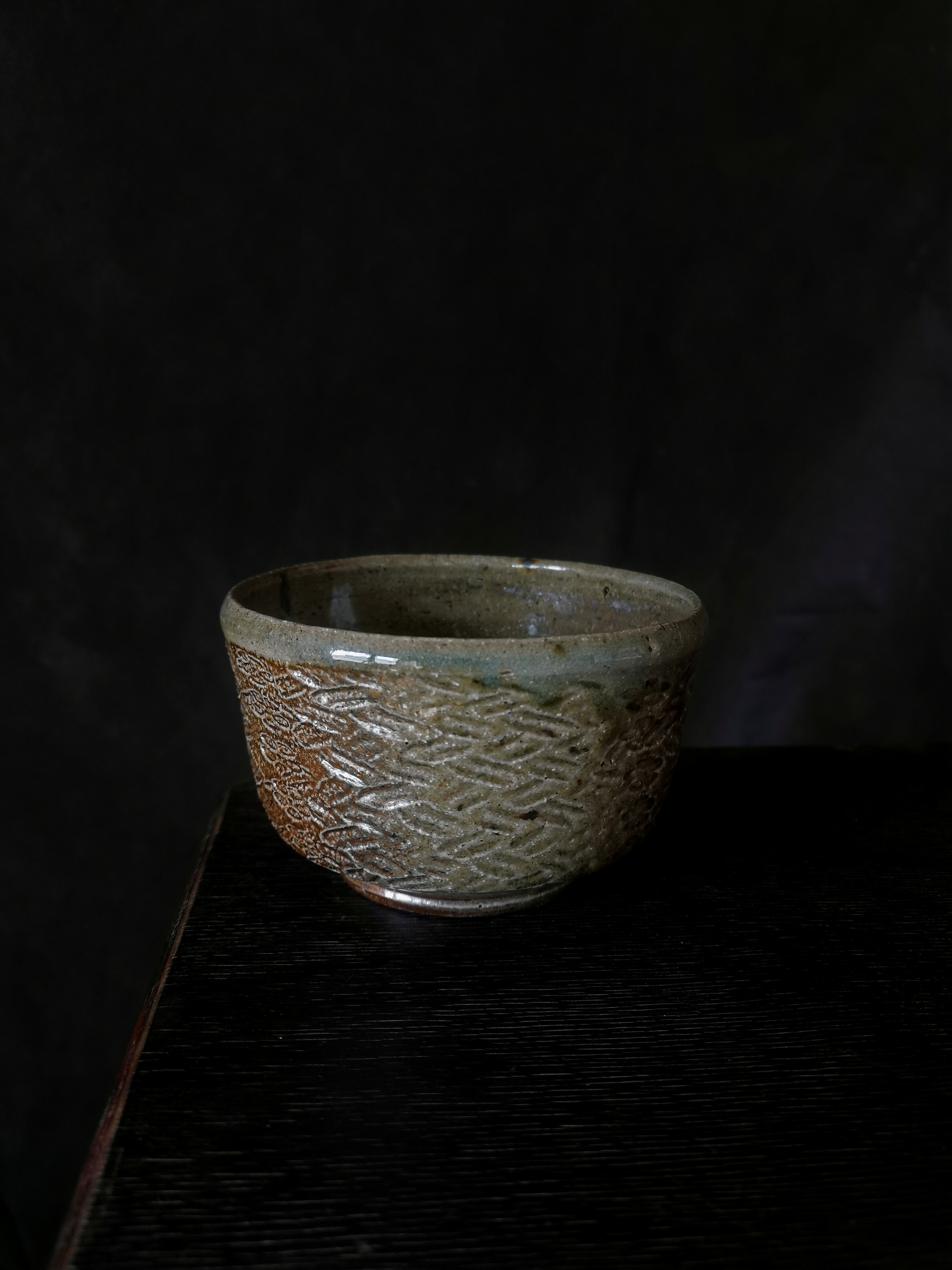 Salt-glazed bowl